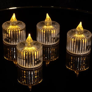 LED Flickering Electronic Candle Night Light