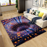 Cosmic Vortex: 3D Illusion Rug