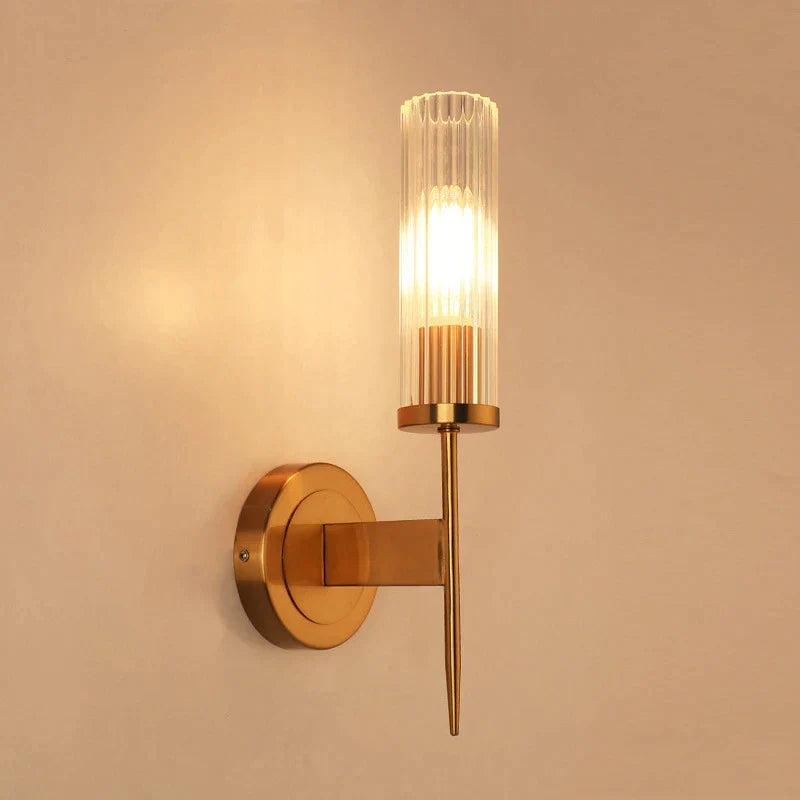 European Golden LED Wall Lamp