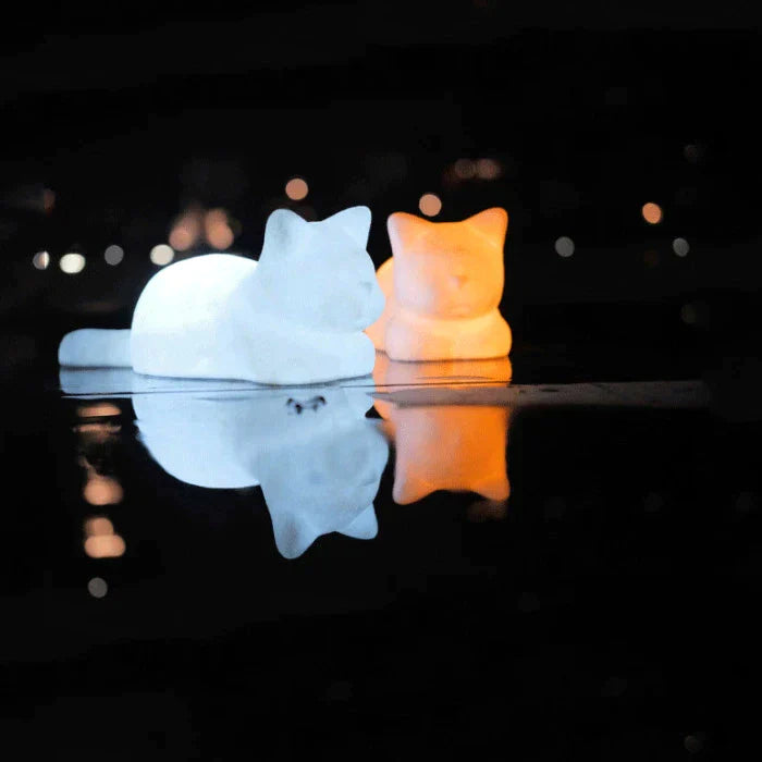 Cute Cat Doll Pillow Nightlight