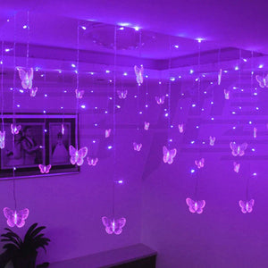 Butterfly LED Curtain Lights