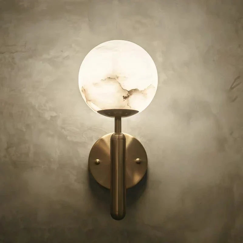 Postmodern Alabaster LED Wall Lamp